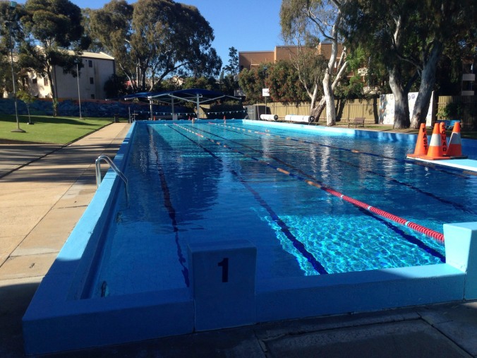 This is the OLDEST community swimming pool in South Australia, It is 55 yards long, not 50 metres. It celebrated its 50th anniversary about 5 years ago. The water is pristine. 