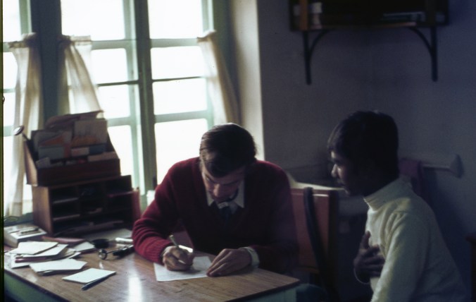 I am listening to a young Nepalese man complain of chest pain. Many were convinced they had TB and not without reason!